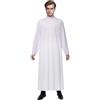 BPURB Accappatoio unisex per sacerdote canock per uomini e donne, pulpito anglicano, vicario predicatore, parrocchia, parrocchia, parrocchia, casule, bianco, XXX-Large