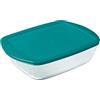Pyrex Pirofila rettangolare in vetro di conservazione, 17 x 10 x 5 cm, 0.4 L