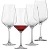 SCHOTT ZWIESEL Bicchiere da vino rosso Tulip (set di 4) | intramontabili bicchieri da vino per vino rosso, bicchieri in cristallo Tritan lavabili in lavastoviglie, Made in Germany