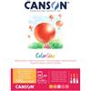Canson Album da disegno Canson Colorline® A4 150 g/m² 25 fg. Assortimento Fuoco C31074P001 - F01570