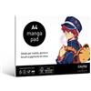 Favini Blocco collato Manga Pad Favini 140 g - 30 fogli formato A5 A4200C4 - F03555