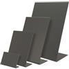 Securit Set 5 lavagnette a L - nere - A8 - Securit - D06318