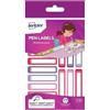 Avery Etichette per penne e matite Avery 50x10 mm - rosa/viola - conf. 30 pz - RESMI30F-UK - F06805