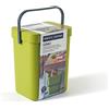 Perfetto Pattumiera Gino - per rifiuti organici - 5 L - verde - Perfetto - D05047