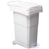 MobilPlastic Bidone mobile a pedale - 40x65x81 cm - 80 L - PPL - bianco - Mobil Plastic - D03925