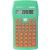 Osama Calcolatrice scientifica BeColor - 10+2 cifre - verde acqua - tasti arancione - Osama - Z18488