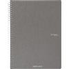Fabriano Quaderno a righe A4 Fabriano Ecoqua Original grigio spiralato - rigatura 1R (4° elem+) - 70 fogli (conf. 5)