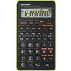 Sharp - Calcolatrice scientifica - verde - EL 501TBGR - G00479