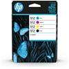 HP Originale Cartuccia HP 912 (6ZC74AE) nero-ciano-magenta-giallo - B00244