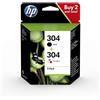 HP Originale Cartuccia HP 304 (3JB05AE) nero -tricromia - Z14215