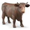 bruder 02309 - Toro, marrone, toro, vitello, bovino, animale, fattoria, agricoltura, figura giocattolo