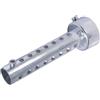 Aramox Sound, Scarico Moto Universale può DB Killer Silenziatore Silenziatore Inserto Deflettore 42mm, Argento (45 mm)