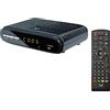 Majestic DEC 675 HD USB - Decoder Digitale terrestre DVB-T/T2 HD con display, HEVC MAIN 10, ingresso USB, Telecomando, SCART, HDMI