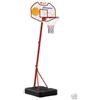 GARLANDO PHOENIX TABELLONE DA BASKET CON COLONNA H 165 CM E BASE ZAVORRABILE