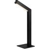 RL LIVE YOUR LIGHT Reality Leuchten Skip R55951132 - Lampada da tavolo a LED a batteria, in metallo/MDF nero opaco, con LED da 2 Watt, sensore e supporto magnetico