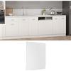FUDUGEHMIOFWFJJ lavanderia mobili,ante per armadio a muro,mobile dispensa cucina,Pannello Lavastoviglie Bianco 59,5x3x67 cm Legno MultistratoPer l'uso in cucina