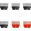 Aqxyxsw GUYTRM 1Set T9 Tagliacapelli Guardie Guida Pettini Trimmer Guide di Taglio Strumenti for lo Styling Accessorio 1mm 2mm 3mm 4mm 6mm 9mm lingli(6Pcs)