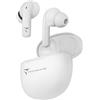 TECHMADE Auricolari Ufficiali senza filo - cuffie in ear con doppio microfono - compatibili con smartphone/tablet/pc (bianco)