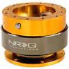 NRG Innovations NRG-SRK-200RG Adattatore a sgancio rapido per volante Gen 2.0, 6 fori, con bulloni di montaggio (corpo rosa/oro cromato in titanio)