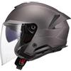 LS2, Casco Moto Jet VERSO II SOLID Matt Titanium, S