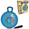 Lexibook, Stitch Pallone Gonfiabile con Palline Luminose e Colorate Integrate, Pompa a Mano Inclusa, plastica sicura e Resistente, Blu, BG040D