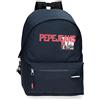 Enso Pepe Jeans Dikran Zaino scuola blu 31 x 44 x 15 cm Poliestere 23,87 L, blu, Zaino scolastico