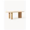 Westwing Collection Tavolo ovale in legno di quercia Dunia, varie misure - Marrone
