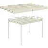 Outsunny Telo di ricambio per pergola protezione solare Anti-UV 30+ per pergola da 3 x 2 m