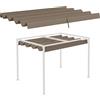 Outsunny Tettuccio di ricambio per pergola tela di ricambio protezione solare Anti-UV per pergola da 3 x 2 m marrone