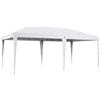 Outsunny Gazebo 6 x 3 m gazebo da giardino pop-up pieghevole sacco incluso acciaio epossidico oxford alta densità bianco