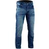 Bikers Gear Australia Jeans da motociclista foderati in Kevlar Classic Stone Wash Denim con protezione CE Uomo, Blu, 38S
