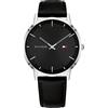 Tommy Hilfiger Orologio Analogico al Quarzo da uomo con cinturino in pelle Nero - 1791651