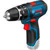 Bosch Professional 12V System Trapano-Avvitatore con Percussione a Batteria Gsb 12V-15, Batteria e Caricabatteria Non Include, in Scatola di Cartone