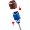 Dremel SC407 Bande di levigatura e mandrino EZ SpeedClic, set di 2 bande di levigatura da 13 mm (grana 60/120) e 1 mandrino EZ SpeedClic per levigare, modellare e levigare legno e plastica