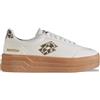 Lotto STACKY AN Donna Sneaker, Black/Leo, 36 EU, Black Leo, 36 EU