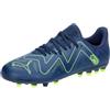 PUMA Gioco Futuro MG Jr, Scarpe da Calcio, Blu Persiano Verde PRO, 31 EU