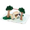 Hallmark Biglietto per la festa del papà, 3D e campo da golf pop-up, blu, verde