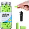 AiQInu Tappi Orecchie dormire, 60 Paia Tappi per le Orecchie 38dB SNR più alto,Super Morbido Tappi per Orecchie Antirumore, per Protezione Dell'udito, Russare