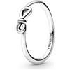 PANDORA Passions Anello in argento sterling con nodo e simbolo dell'infinito, 54