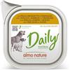 almo nature Daily, Alimento Umido per Cani Adulti con Pollo, Prosciutto e Formaggio - Confezione da 3.2 kg (32 x 100 g)