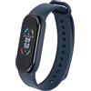 ASHATA Braccialetto Sportivo Intelligente, Braccialetto Intelligente Impermeabile IP67 con Contapassi, Monitoraggio della Frequenza Cardiaca, Monitoraggio del Sonno, Messaggio APP, Registrazione Accurata, Pa