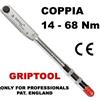 GRIPTOOL CHIAVE DINAMOMETRICA AUTO MOTO A CRICCHETTO GRIPTOOL 14 - 68 Nm 1/2" REVERSIBILE