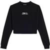Freddy Felpa cropped in french terry con schiena cut out