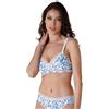 Lovable Reggiseno Preformato senza Ferretto My Daily Comfort Printed Donna, Stampa Maiolica su Bianco, 75B