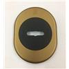 SECUREMME BOCCHETTA ROSETTA PER PORTA PORTONE BLINDATO, PIASTRINA PER CHIAVE DOPPIA MAPPA ALLUMINIO BRONZATO F4 82X62 COMPLETA DI VITI DI FISSAGGIO SECUREMME