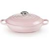 Le Creuset Tegame basso Evolution in ghisa vetrificata, Rotondo, diameter 26 cm, Shell Pink, 21180267774430
