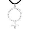 Iri jewelry Ciondolo simbolo Venere con collana - Gioiello LGBTQ+ femminile, ideale per donne, lesbiche, queer & potere femminista - Accessorio di orgoglio fatto a mano (Gioiello Venere, placcato platino)