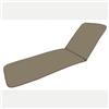 Olibo' Srl Cuscino per Lettino cm. 190x65x2,5 Tortora