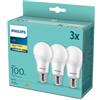 Philips Lighting Led 100w a67 e27 Pacco 3 Pezzi 2700 k
