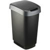 Roth Pattumiera con Coperchio Basculante 50 lt. Twist Antracite